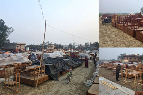 एक महिने फर्निचर मेलामा व्यवसायी निराश